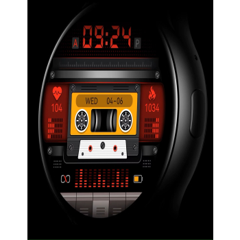 Smartwatch RUBICON RNCF11 Black SMARUB240