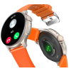 Smartwatch Męski RUBICON RNCF12 Tytan/Orange SMARUB245
