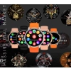 Smartwatch Męski RUBICON RNCF12 Tytan/Orange SMARUB245