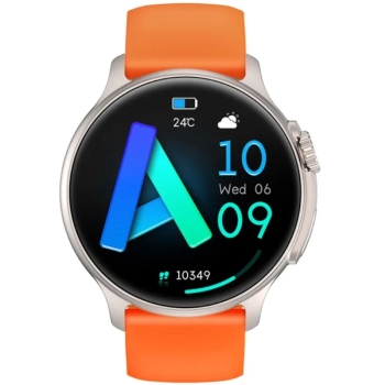 Smartwatch Męski RUBICON RNCF12 Tytan/Orange SMARUB245