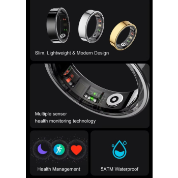 Smart Ring RUBICON R2 Rose Gold SIZE-7(US) SMARUB318