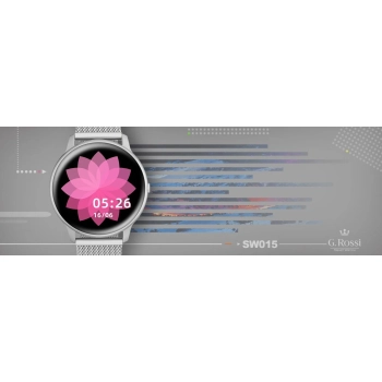 Damski SMARTWATCH G. Rossi SW015-3 Srebrny