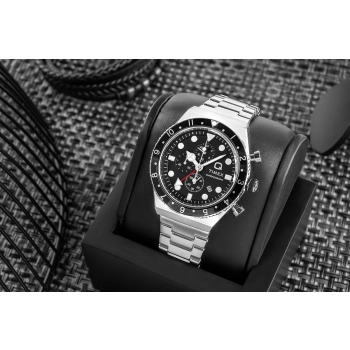 Zegarek Męski TIMEX Q Timex 3-Time Zone Chronograph TW2V69800 + BOX