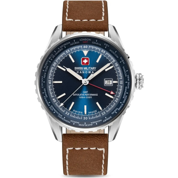 Zegarek Męski SWISS MILITARY HANOWA Afterburn GMT SMWGB0003202 + BOX