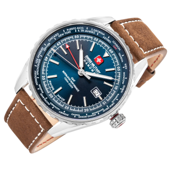 Zegarek Męski SWISS MILITARY HANOWA Afterburn GMT SMWGB0003202 + BOX