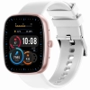 Smartwatch Damski GRAVITY GT18-2 Różowy Pasek Silikonowy + Biały Pasek