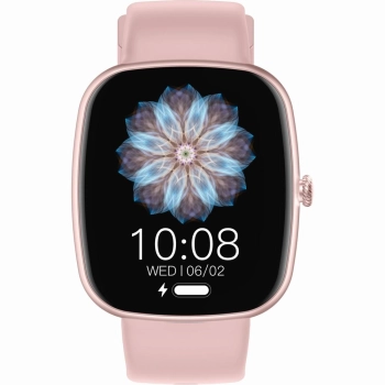 Smartwatch Damski GRAVITY GT18-3 Różowy Pasek Silikonowy + Granatowy Pasek