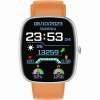 Smartwatch Męski GRAVITY GT18-4 Pomarańczowy Pasek Silikonowy + Czarny Pasek