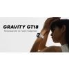 Smartwatch Męski GRAVITY GT18-6 Czarny Pasek Silikonowy + Granatowy Pasek