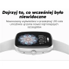 Smartwatch Męski GRAVITY GT18-6 Czarny Pasek Silikonowy + Granatowy Pasek