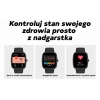 Smartwatch Męski GRAVITY GT18-6 Czarny Pasek Silikonowy + Granatowy Pasek