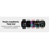 Smartwatch Męski GRAVITY GT18-6 Czarny Pasek Silikonowy + Granatowy Pasek
