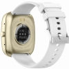 Smartwatch Damski GRAVITY GT18-8 Beżowy Pasek Silikonowy + Biały Pasek