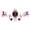 Damski SMARTWATCH G.Rossi SW014G-3 Różowe złoto, Silikonowy pasek