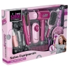 Zestaw fryzjerski dla dzieci suszarka prostownica światło dźwięk 15 elementów