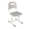 Biurko dziecięce szkolne regulowane krzesło lampka LED USB szare