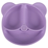 Naczynia silikonowe dla dzieci zestaw 8 elementów fioletowe