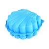 Piaskownica zamykana basen Muszelka podwójna 2w1 antypoślizgowe dno niebieska