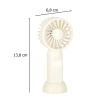 Wiatrak biurkowy wentylator mini ręczny wiatraczek przenośny USB 13,8cm