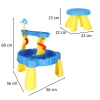 Stolik wodny tor do piasku i wody dwa poziomy akcesoria