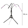 Lampa do roślin LED uprawy wzrostu panel na statywie 4x80LED