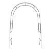Pergola ogrodowa łuk uchwyt na róże kwiaty bluszcz pnącza metalowa 240 x 140 cm