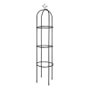 Pergola ogrodowa kolumnowa słup kolumna dzwon stojak na róże kwiaty pnące metalowa 195 cm