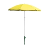 Parasol ogrodowy plażowy regulowany łamany składany UV 150cm żółty