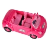 Samochód dla lalek kabriolet zestaw piknikowy lalka piesek różowy 4 el.
