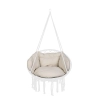 Poduszka LULILO na huśtawkę wiszącą bocianie gniazdo miękka ecru