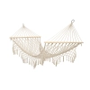 Hamak ogrodowy brazylijski boho siatka frędzle 200cm 150kg Ecru