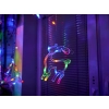 Lampki LED kurtyna renifer dzwonek mix świąteczne choinkowe 2,5m 138LED multikolor 8 trybów świecenia IP44