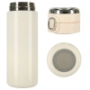 Kubek bidon termiczny z ustnikiem termos LED 420ml beżowy