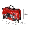Walizka podróżna dla dzieci na kółkach bagaż podręczny motor