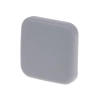 Odbojnik do drzwi samoprzylepny silikonowy szary kwadrat