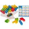 Gra zręcznościowa montessori gra logiczna układanka balansująca klocki tetris