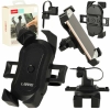 Uchwyt rowerowy na telefon do roweru motocyklowy hulajnogi wózka C51 solidny mocny