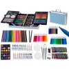 Zestaw plastyczny do malowania w walizce 145el niebieski