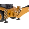 Koparka ładowarka metalowa z ruchomymi łyżkami Die-Cast H-toys 1704 1:50