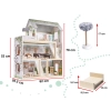 Domek dla lalek drewniany LULILO FLORO boho LED 78cm