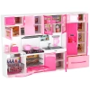 Mebelki dla lalek kuchnia 4 segmenty dźwięki LED 48cm