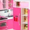 Mebelki dla lalek kuchnia 4 segmenty dźwięki LED 48cm