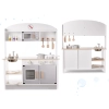 Kuchnia dla dzieci drewniana MDF MODERN CLASSIC akcesoria 82cm