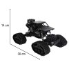 Samochód zdalnie sterowany na pilota RC Rock Crawler 4x4 LHC012 auto 2w1 czarny