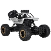 Samochód zdalnie sterowany na pilota RC Rock Crawler 1:12 4WD METAL srebrny