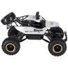 Samochód zdalnie sterowany na pilota RC Rock Crawler 1:12 4WD METAL srebrny