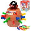 Gra zręcznościowa Szalony Pirat w beczce Ukłuj pirata 9 x 9 x 12,5 cm