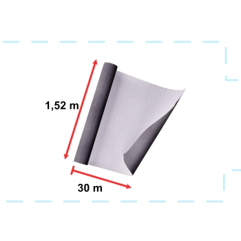 Folia rolka metalic szczotkowana grafit 1,52x30m