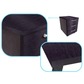 Folia rolka metalic szczotkowana czarna 1,52x30m