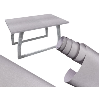 Folia okleina rolka aluminium imitująca metal metalic szczotkowana szara 1,52x30m